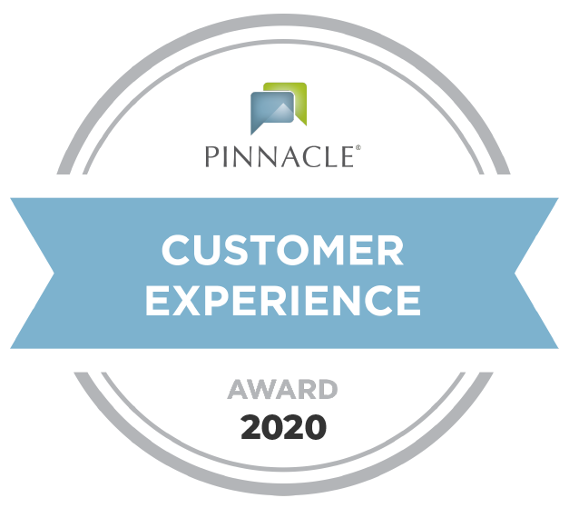 2020 Pinnacle Customer Experience Award Logo